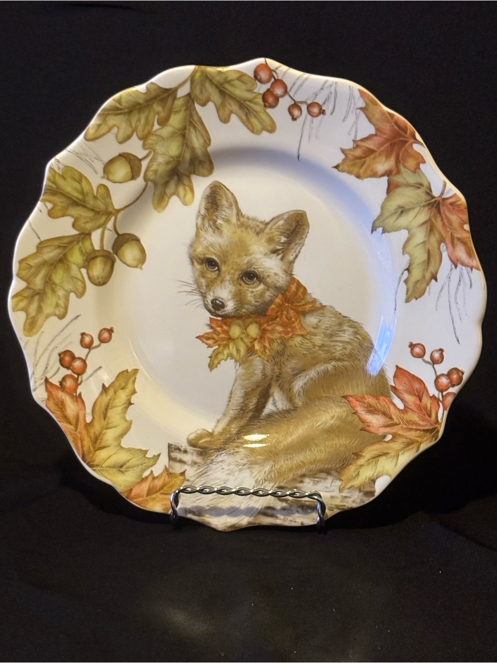 Pier 1 Daisy the Fox Plate